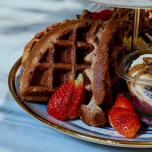 Classic Oat Waffles at Oatberry Cafe - Scotts Square in Central Singapore