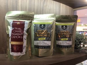 Mushroom crisps  at Oatberry Cafe - Scotts Square in Central Singapore