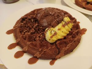 No-tella waffle at Oatberry Cafe - Scotts Square in Central Singapore