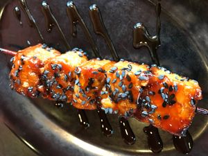 BBQ tofu skewer at Cafe Yumm - Gateway in Springfield