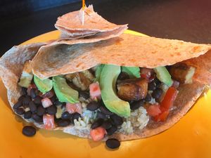 Yumm wrap made vegan  at Cafe Yumm - Gateway in Springfield