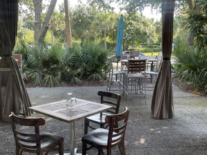 Part of the patio, it’s large at Kid Cashew in Mount Pleasant