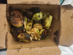 Butterless Brussel Sprouts at Kid Cashew in Mount Pleasant