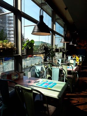 Interior at Junk y Vegan in Helsinki