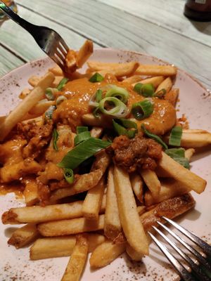 Dirty fries at Junk y Vegan in Helsinki