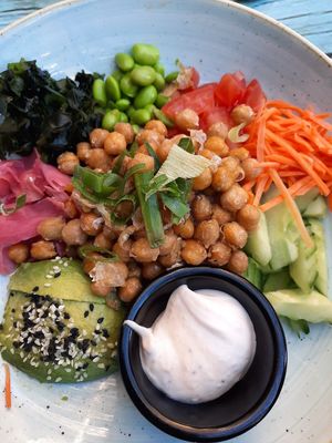 Better world bowl of the day. at Junk y Vegan in Helsinki