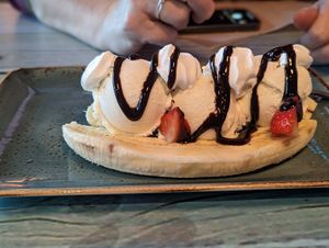 Banana Split at Junk y Vegan in Helsinki