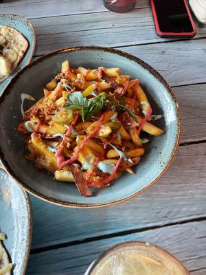 Dirty fries  at Junk y Vegan in Helsinki