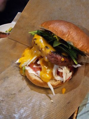 The Junky Burger at Junk y Vegan in Helsinki