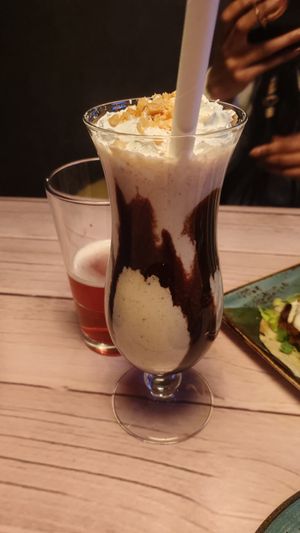 Snickers milkshake  at Junk y Vegan in Helsinki