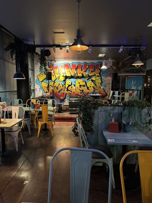 Inside  at Junk y Vegan in Helsinki