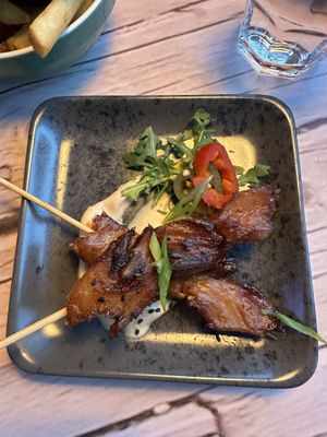 Chicks on sticks  at Junk y Vegan in Helsinki