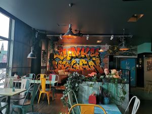 Interior at Junk y Vegan in Helsinki