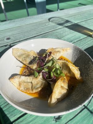 Gyoza  at Junk y Vegan in Helsinki