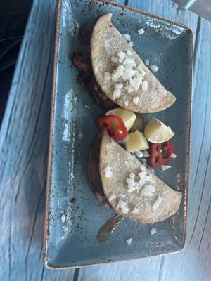 birria tacos  at Junk y Vegan in Helsinki