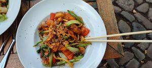 Udon in Wok at ChayArt in Potsdam