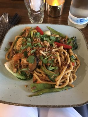 Udon in wok  at ChayArt in Potsdam