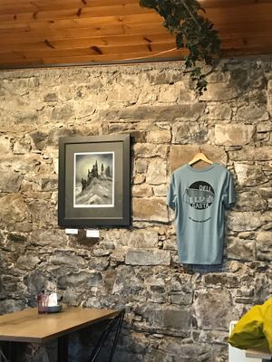 Art and merchandise  at Deli Gasta in Isle Of Skye