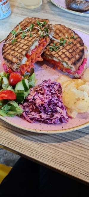 Vegan toast at Deli Gasta in Isle Of Skye