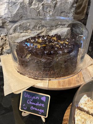 Vegan chocolate cake  at Deli Gasta in Isle Of Skye