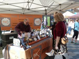 And pies to die for! at Piries Place Monthly Vegan Market in Horsham