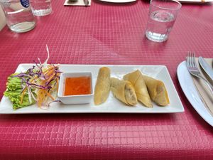 Rolls with verduras  at Ristta Thai Food in Tenerife
