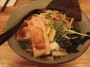 Miso tofu ramen at Takumi in Brussels