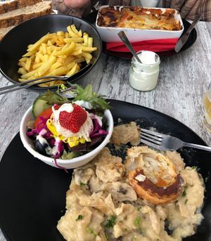 vol au vegan & lasange at 't Haantje in Kortemark