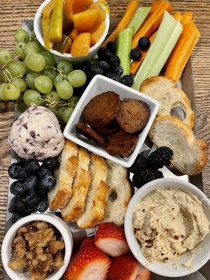 Charcuterie board 🧡🤍💛💚  at Yummvees in Richmond