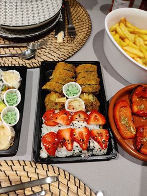 Sushi plate 2 portions at Ichiban Sushi in Remich