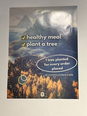   at Communitea Cafe in Canmore