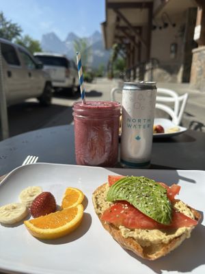   at Communitea Cafe in Canmore