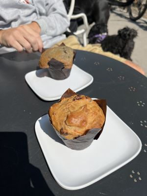 Cranberry carrot muffin  at Communitea Cafe in Canmore
