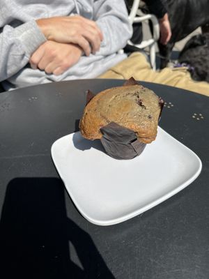 Mixed berry muffin  at Communitea Cafe in Canmore