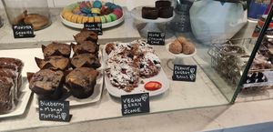   at Communitea Cafe in Canmore