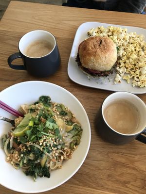   at Communitea Cafe in Canmore