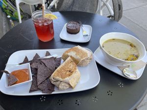   at Communitea Cafe in Canmore