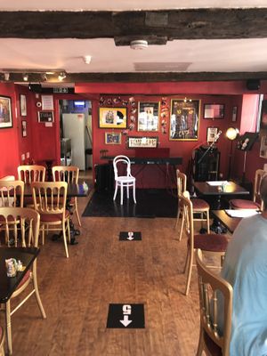 Interior  at The Music Cafe in Stratford-upon-avon
