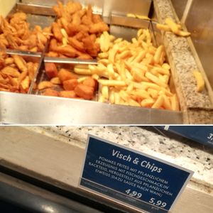 Vish & chips at Nordsee - Landungsbrücken in Hamburg