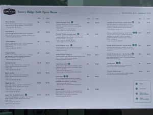 Menu 5/17/21 at Copa Vida in San Diego