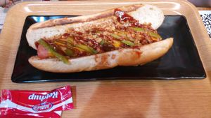 Hot Dog at Super Vegan in Barcelona