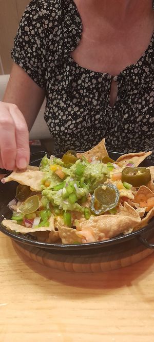 Nachos at Super Vegan in Barcelona