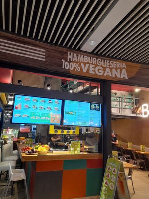 The cafe at Super Vegan in Barcelona