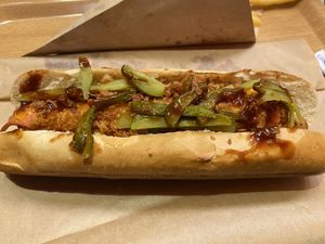 Hot Dog  at Super Vegan in Barcelona