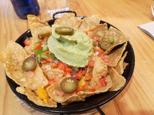 Nachos at Super Vegan in Barcelona