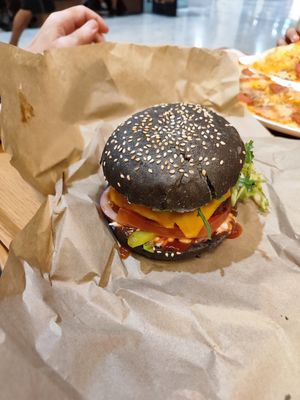 Beyond burg at Super Vegan in Barcelona