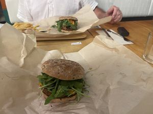 Ekkoset Burg  at Super Vegan in Barcelona