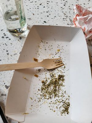 Insane amount of oregano. at Smashing Plates London Bridge in South East London