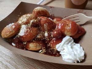 Cloudberry 15 mini pancakes at Coconut Whisk in Minneapolis