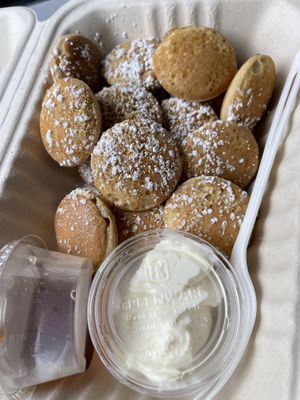 Hashtag Classic mini pancakes - decent but not amazing   at Coconut Whisk in Minneapolis